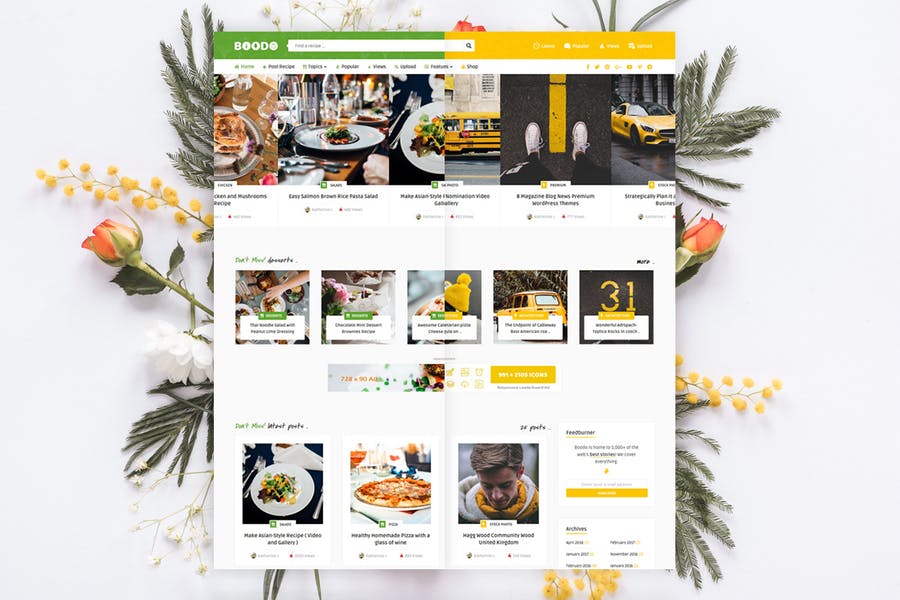 Boodo WP – Food and Magazine Shop WordPress Theme – Omega Web Tasarım