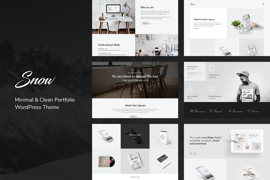 193106428-1.jpg Snow | Minimal & Clean WordPress Portfolio Theme - Görsel 1