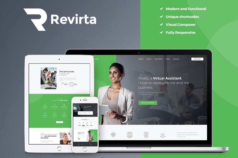 277884160-1.jpg Revirta - Virtual Assistant WordPress Theme - Görsel 1
