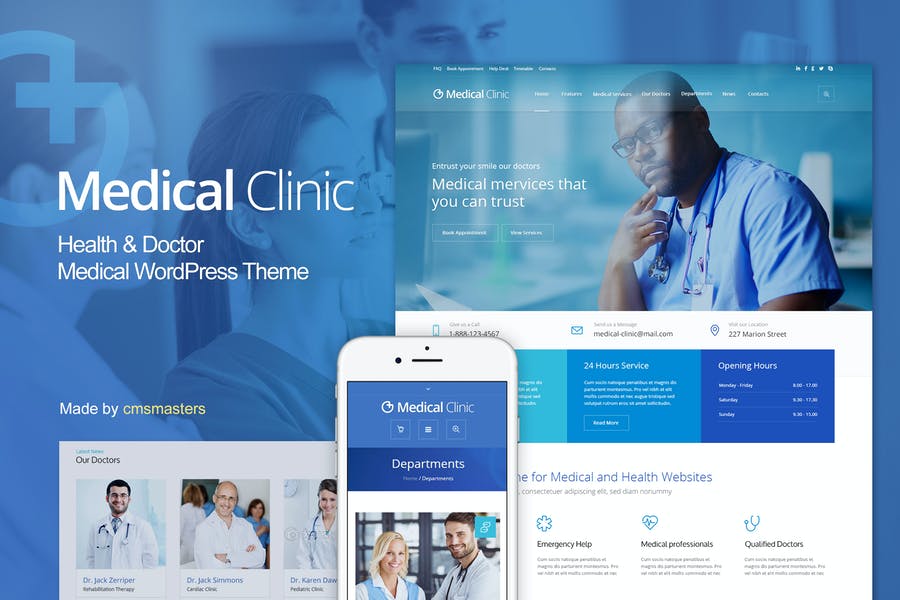 351774861-1.jpg Medical Clinic - Health & Doctor Medical WP Theme - Görsel 1