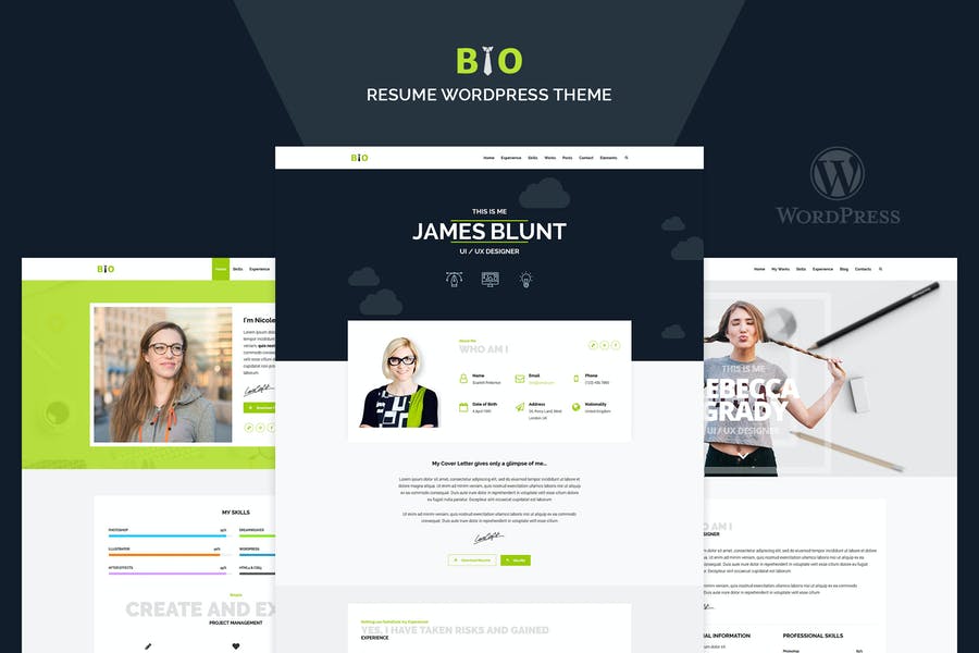 659923326-1.jpg Resume, CV, Freelancer WordPress Theme - Görsel 1