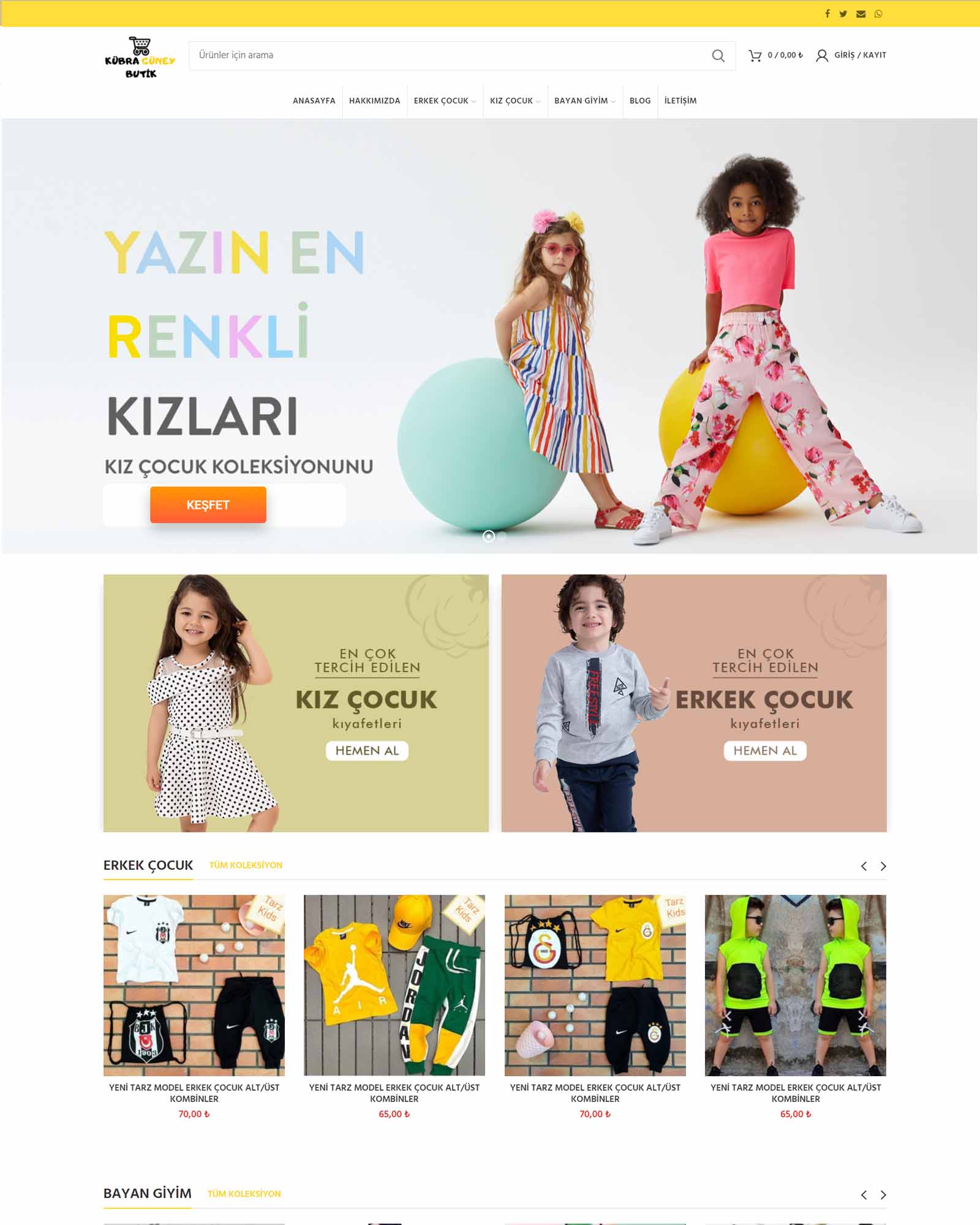 eticaret16.jpg 10-Hazır E-Ticaret Sitesi - Çocuk Giyim - Görsel 1