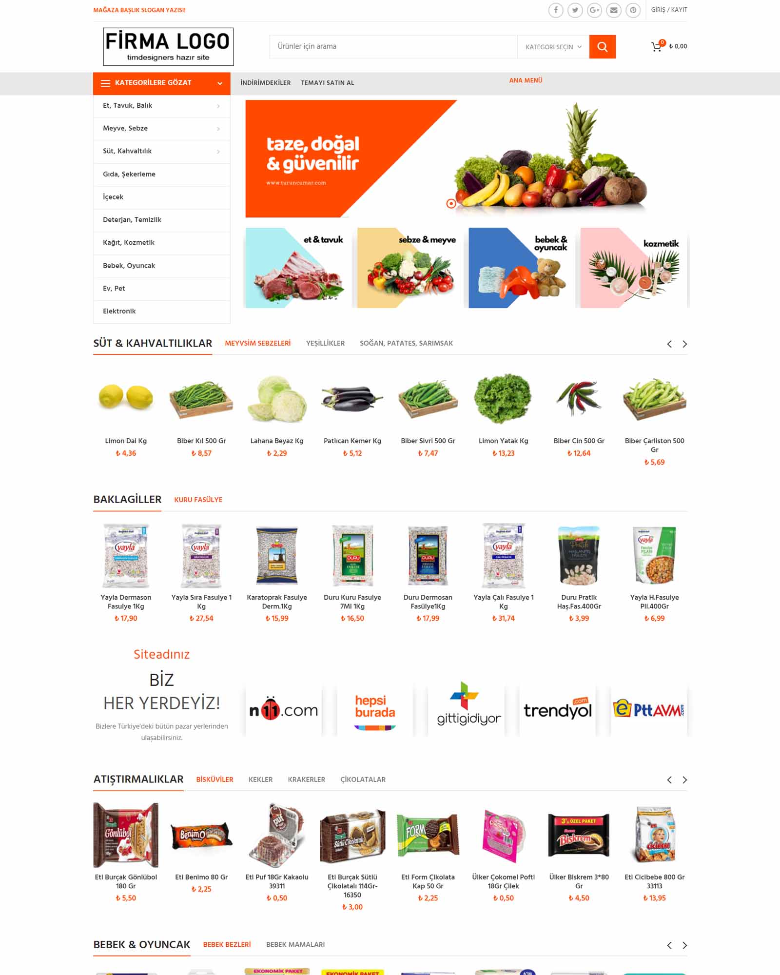 eticaret3.jpg Hazır Market & Gıda E-ticaret Sitesi - Görsel 1