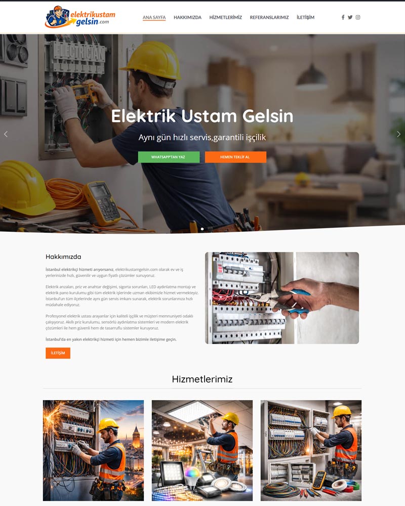 hazir-elektrikci-web-sitesi Hazır Elektrikçi Web Sitesi